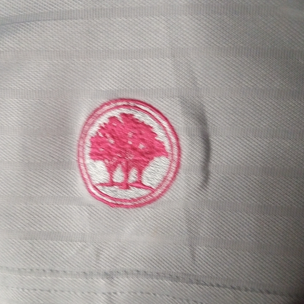 Foot Joy Performance Golf Polo Short Sleeve Gray Striped UPF Size XL - Picture 8 of 8